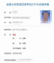英语四六级成绩查询证件号是什么