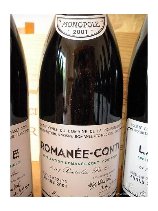 罗曼尼康帝年份价目表 de la Romanee